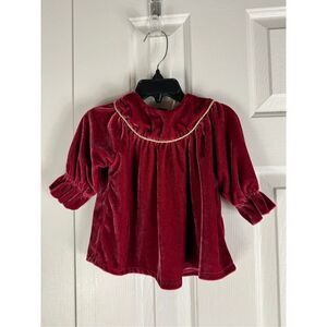 Jusbe Girls Velvet Dress Size 12m